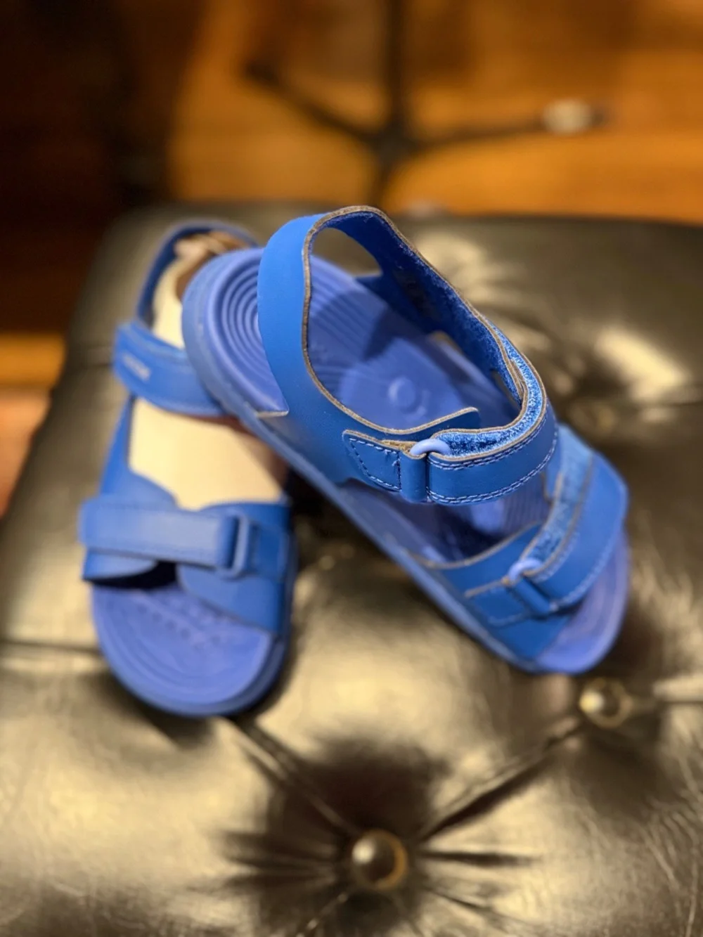 Geox J Fusbetto Royal Blue Sandals
